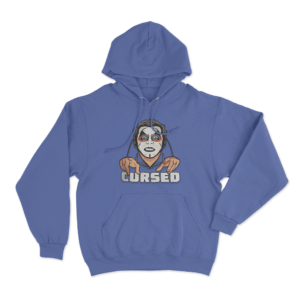 Danhausen Cursed Unisex Hoodie Blue