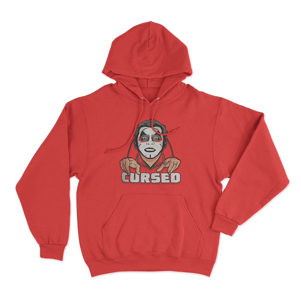 Danhausen Cursed Unisex Hoodie Red Danhausen Cursed Unisex Hoodie Red