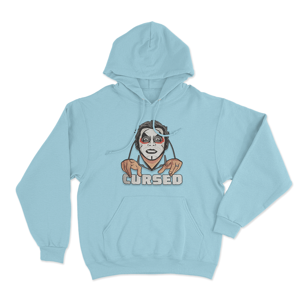 Danhausen Cursed Unisex Hoodie Sky Blue Danhausen Cursed Unisex Hoodie Sky Blue