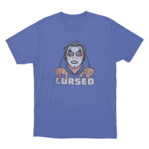 Danhausen Cursed Unisex T Shirt Blue