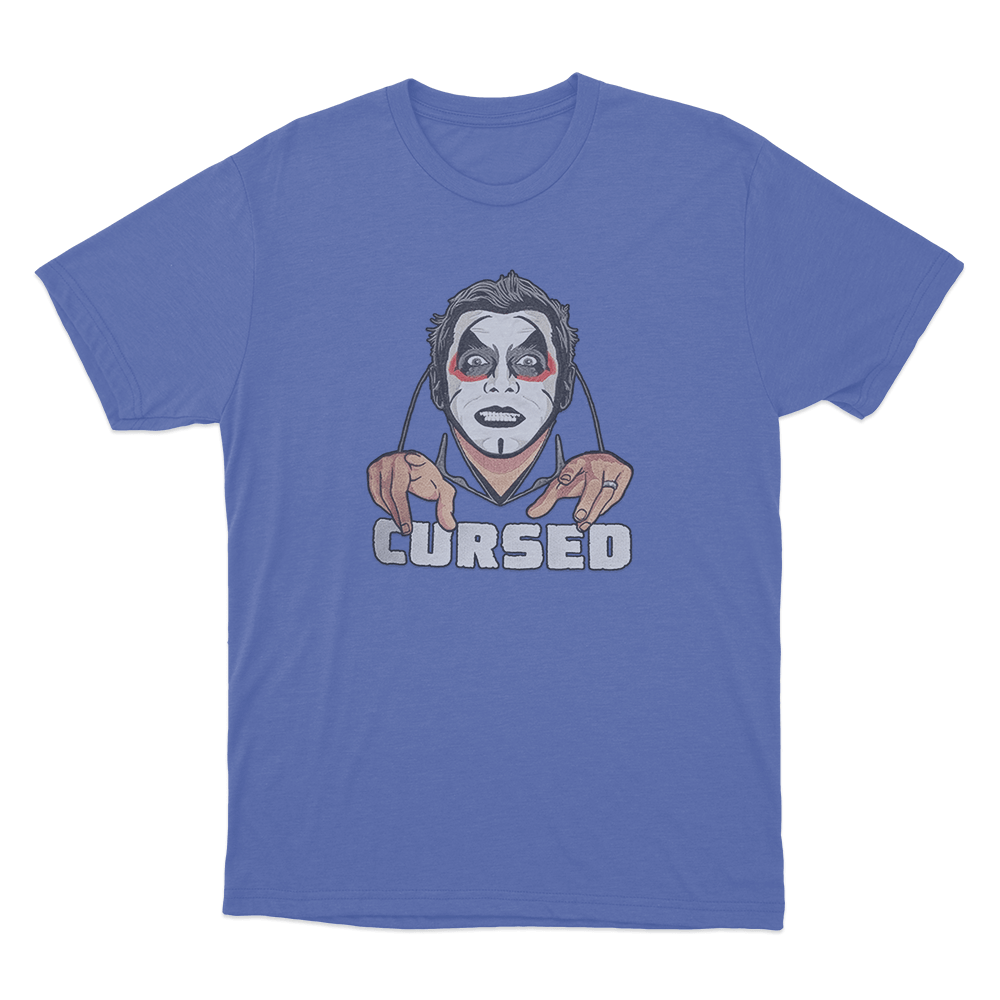 Danhausen Cursed Unisex T Shirt Blue Danhausen Cursed Unisex T Shirt Blue