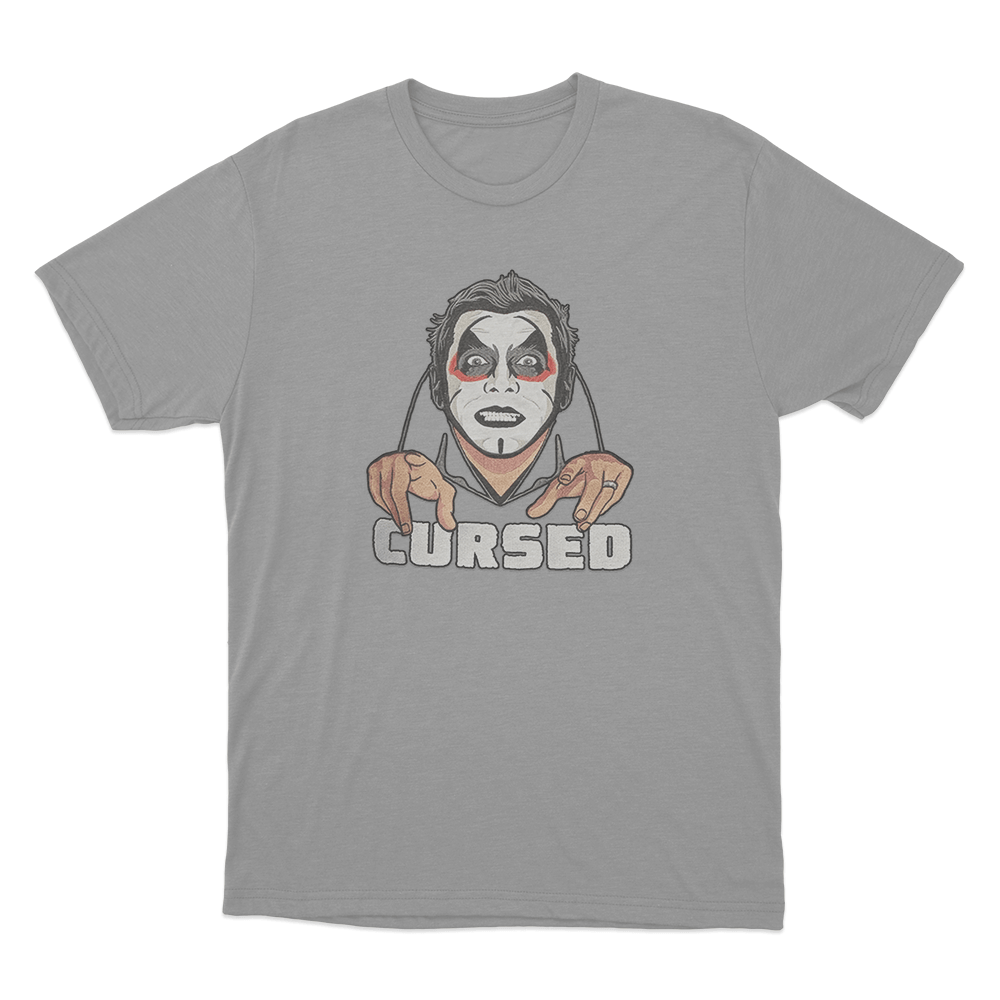 Danhausen Cursed Unisex T Shirt Grey Danhausen Cursed Unisex T Shirt Grey