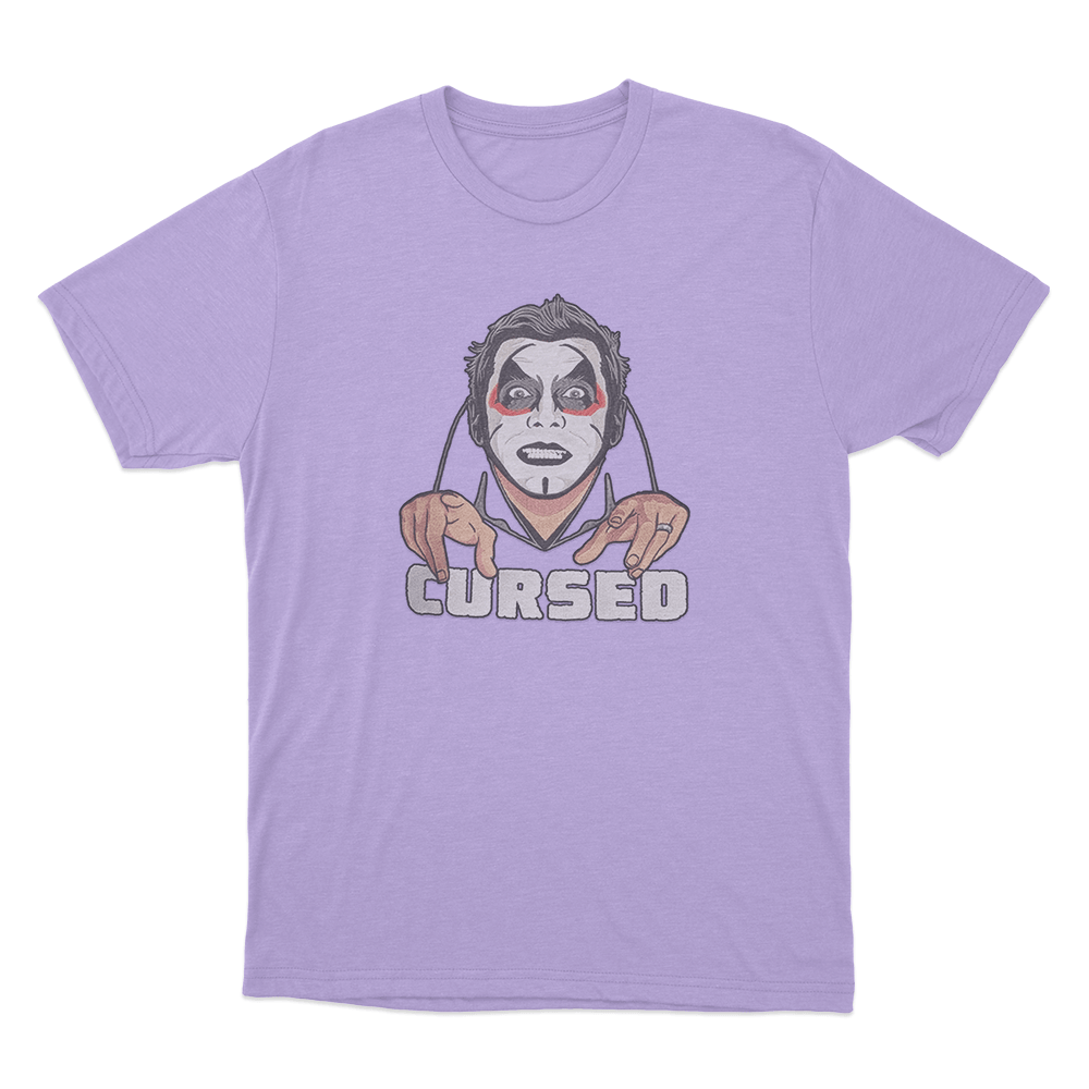 Danhausen Cursed Unisex T Shirt Purple Danhausen Cursed Unisex T Shirt Purple