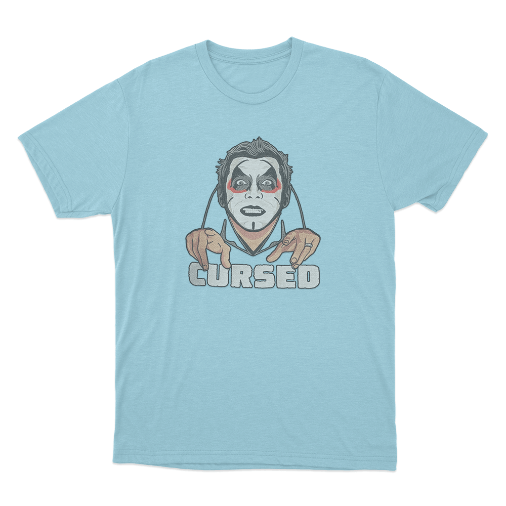 Danhausen Cursed Unisex T Shirt Sky Blue Danhausen Cursed Unisex T Shirt Sky Blue
