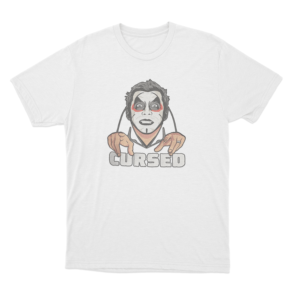 Danhausen Cursed Unisex T Shirt White Danhausen Cursed Unisex T Shirt White