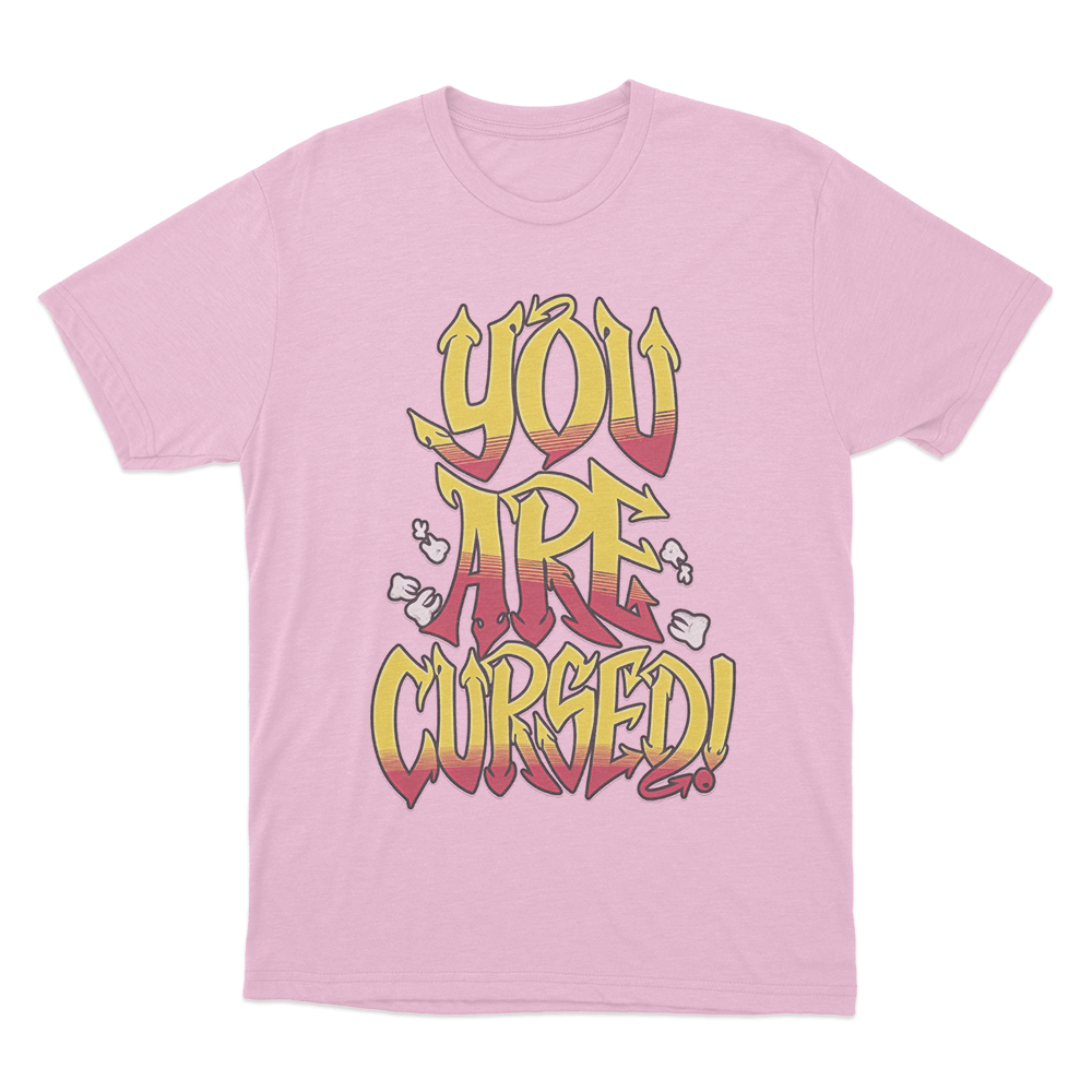 Danhausen You Are Cursed Unisex T Shirt Pink Danhausen You Are Cursed Unisex T Shirt Pink