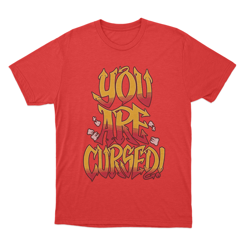 Danhausen You Are Cursed Unisex T Shirt Red Danhausen You Are Cursed Unisex T Shirt Red