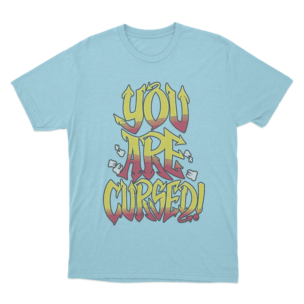 Danhausen You Are Cursed Unisex T Shirt Sky Blue Danhausen You Are Cursed Unisex T Shirt Sky Blue