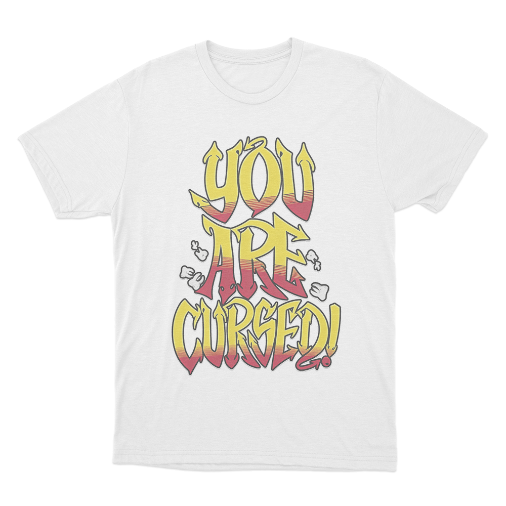 Danhausen You Are Cursed Unisex T Shirt White Danhausen You Are Cursed Unisex T Shirt White