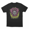 Nice Evil Pink T Shirt Black