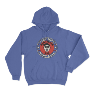 Nice Evil Seal Hoodie Blue