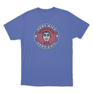 Nice Evil Seal T Shirt Blue